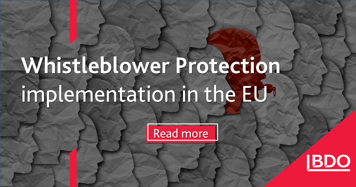 EU Whistleblower Protection Implementation - BDO Malta